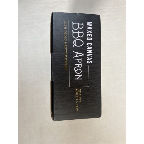 New! BBQ Apron Grill Tools and Bottle Opener Picnic Time Waxed Canvas - Picture 7 of 8